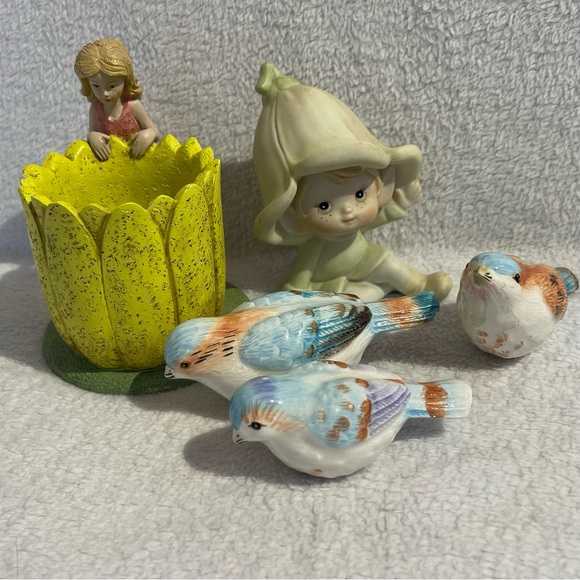 Other - Bundle Of 3 | Vintage | Spring & Summer Ceramic & Porcelain Figurine Collection